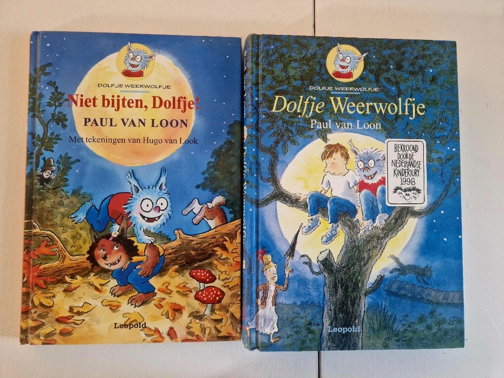 2 boeken Dolfje Weerwolfje, Boeken, Ophalen, Zo goed als nieuw, Fictie algemeen