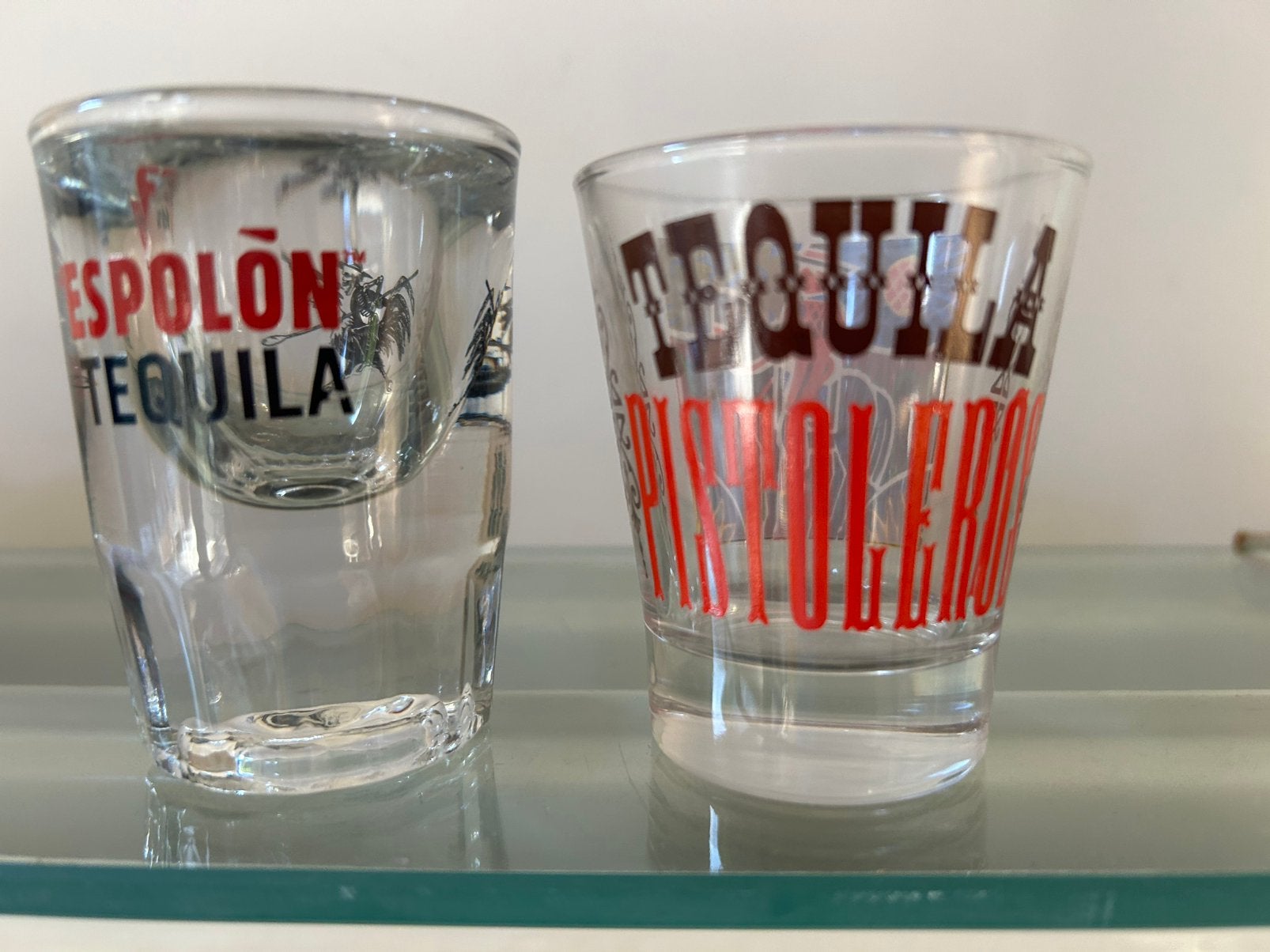 2 verres/ shots à liqueur Tequila NEUFS, Enlèvement, Neuf