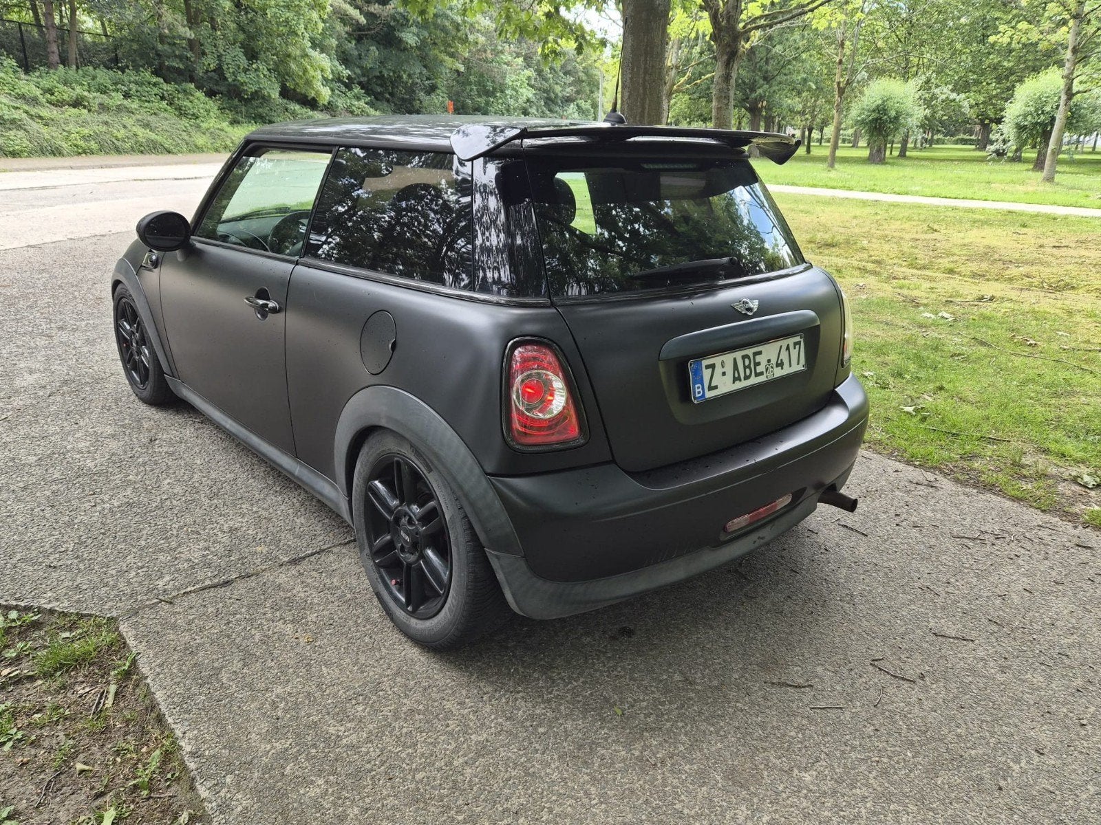 Zeer mooie mini cooper, Auto's, Zwart, 1600 cc, Zwart, Bedrijf