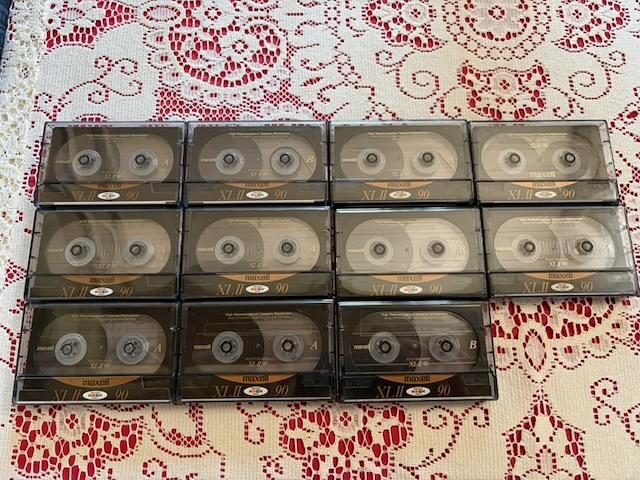 Maxell XLII 90, Ophalen of Verzenden, Gebruikt, 2 t/m 25 bandjes, Onbespeeld