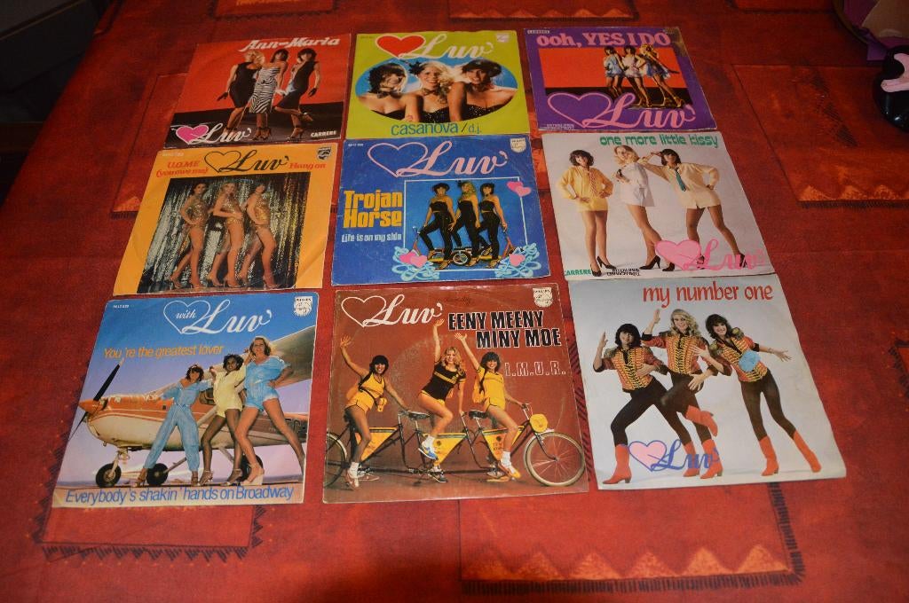 éénmalige aanbieding : 17 titels  van LUV  ; 10euro, Single, Ophalen of Verzenden, Pop, 1970 - 1979