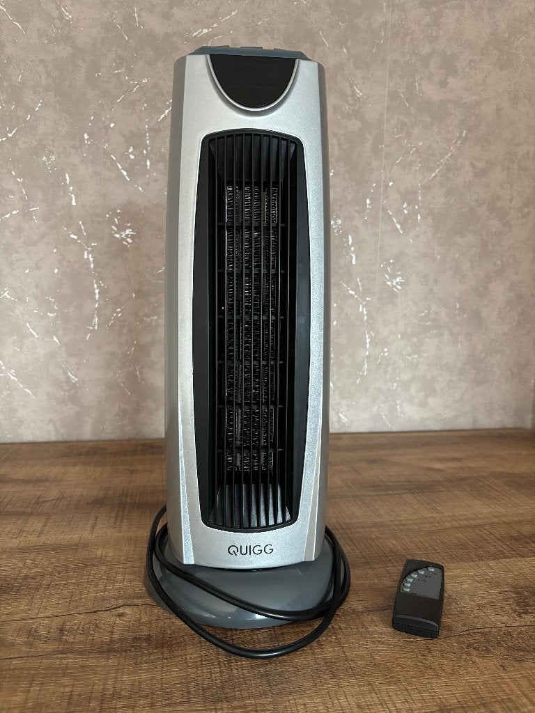 Keramische verwarming - display & afstandsbediening - Quigg, Doe-het-zelf en Bouw, Ophalen, 30 tot 80 cm, Kachel, Minder dan 60 cm