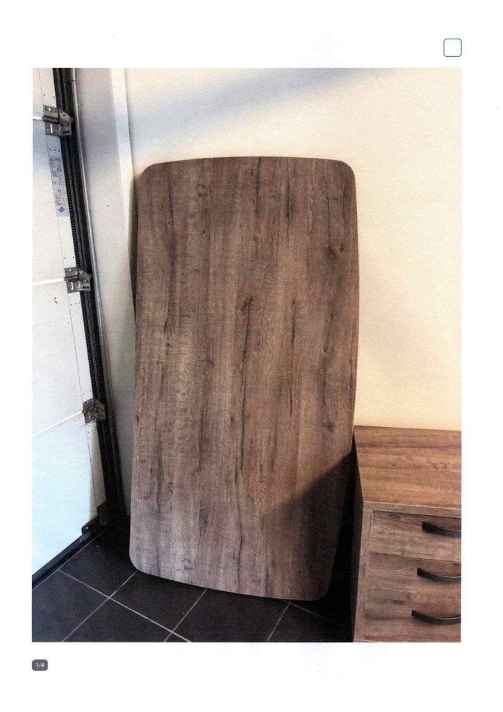 bureau met ladenblok, Huis en Inrichting, Bureaus, Ophalen, 160 cm, Hout, 74 cm
