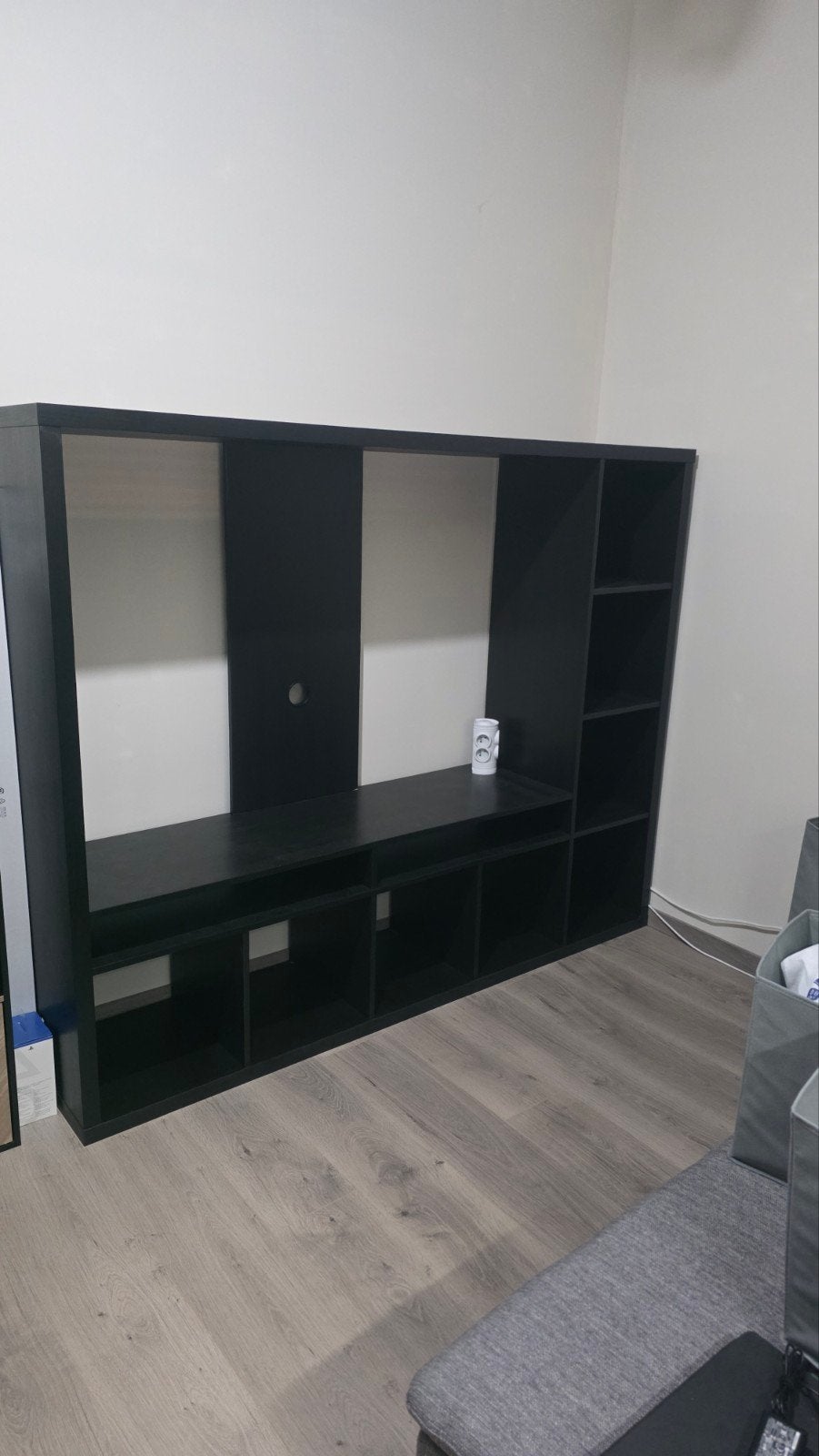 Lappland Tv kast Ikea zwart, Huis en Inrichting, Ophalen, Gebruikt, 100 tot 150 cm, 150 tot 200 cm