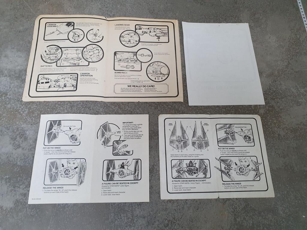 Star Wars Vintage Kenner ROTJ Handleidingen, Ophalen of Verzenden