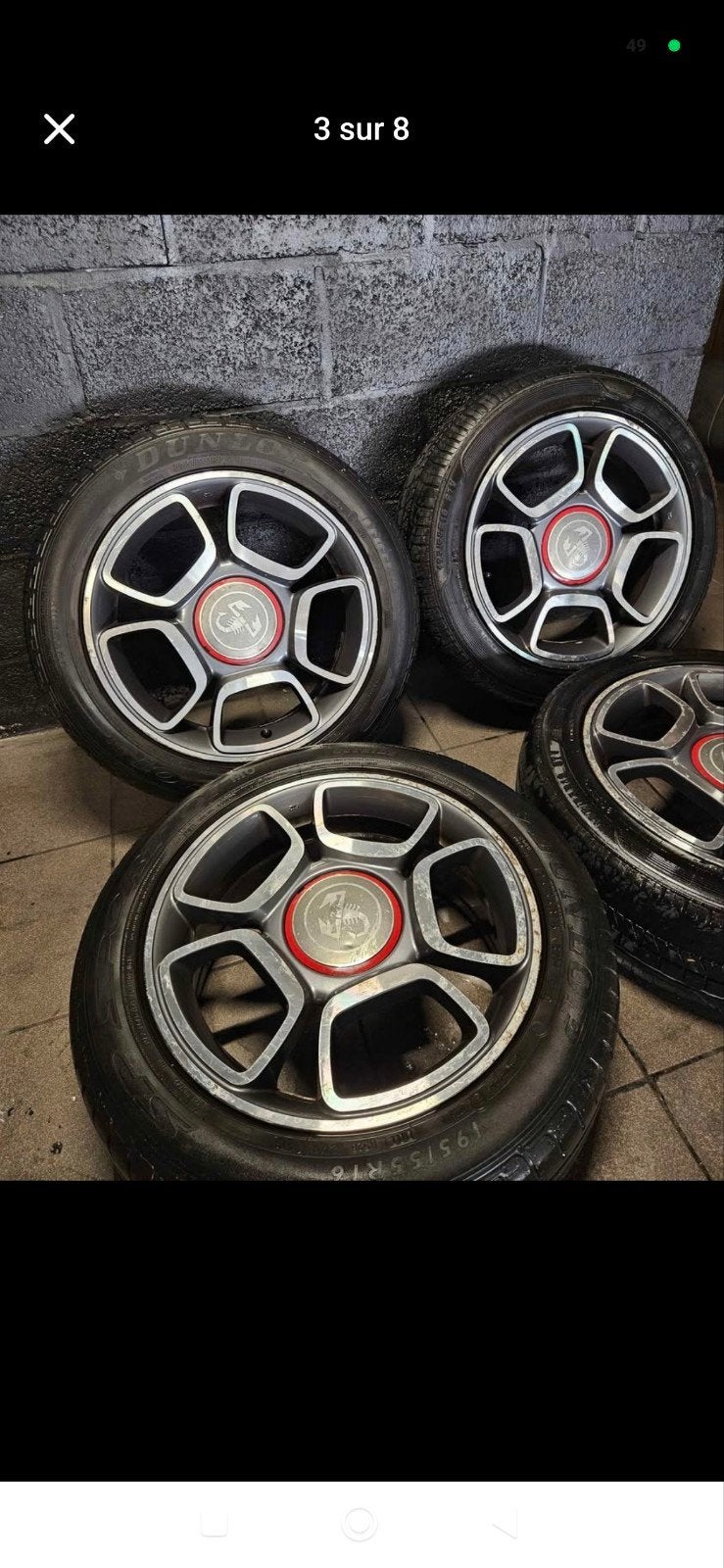 jantes fiat 500 abarth, Pneu(s)