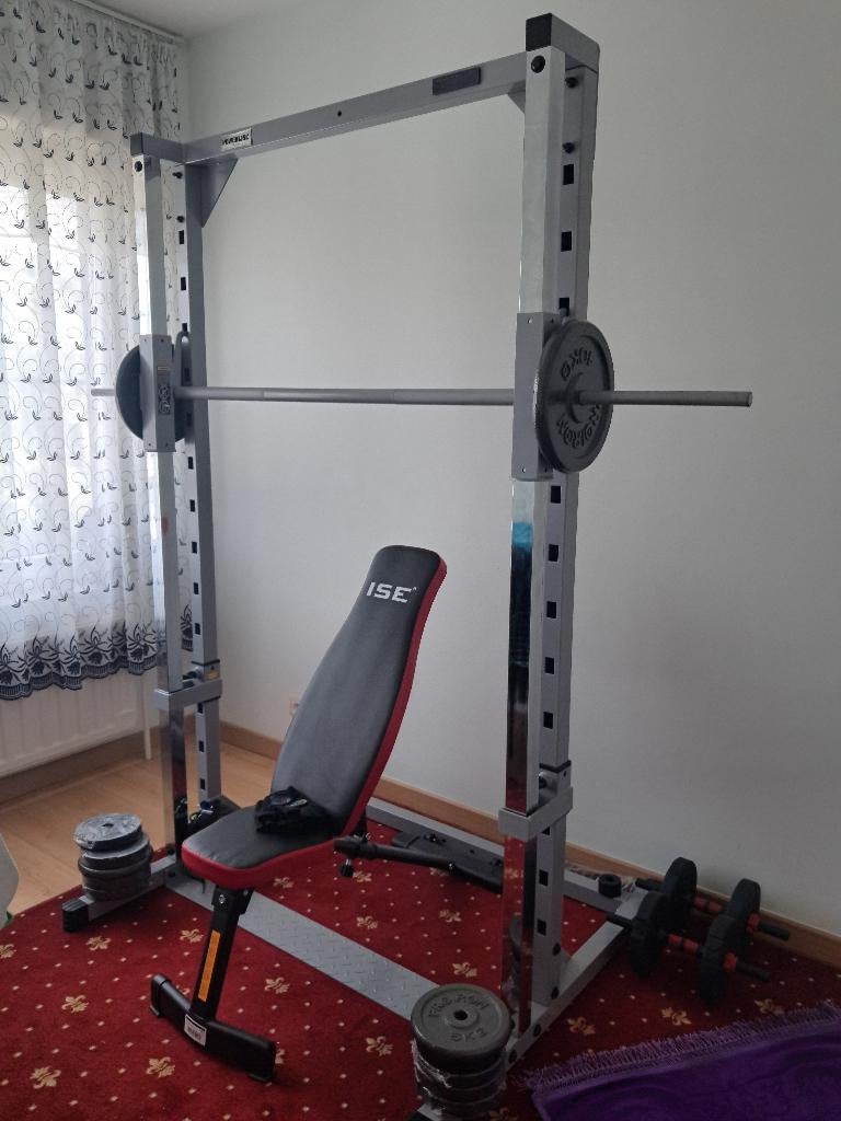 Station de musculation, Sports & Fitness, Appareils de fitness, Pectoraux, Comme neuf, Enlèvement, Métal