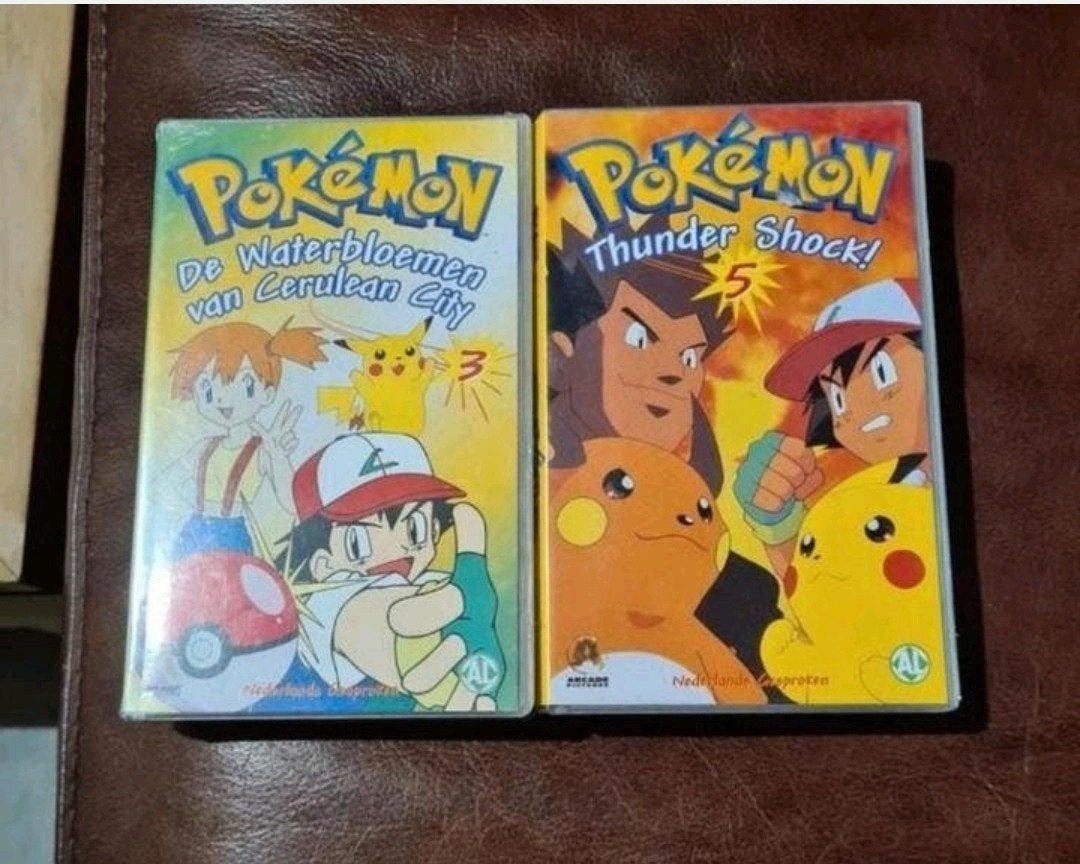 2 Stuks Pokémon Cassette VHS, Ophalen of Verzenden, VHS