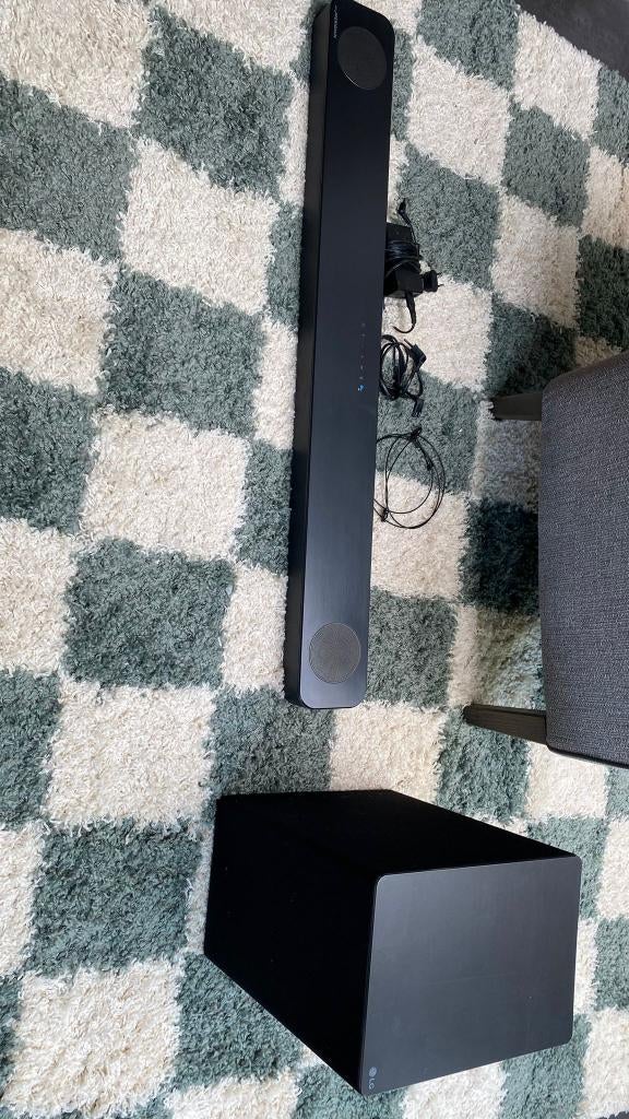 LG soundbar en wireless subwoofer, Enlèvement, Bluetooth, Comme neuf