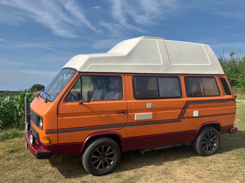 VW Transporter T3 de 1984 modèle Camper, Autos, Achat, Particulier, Essence, Boîte manuelle