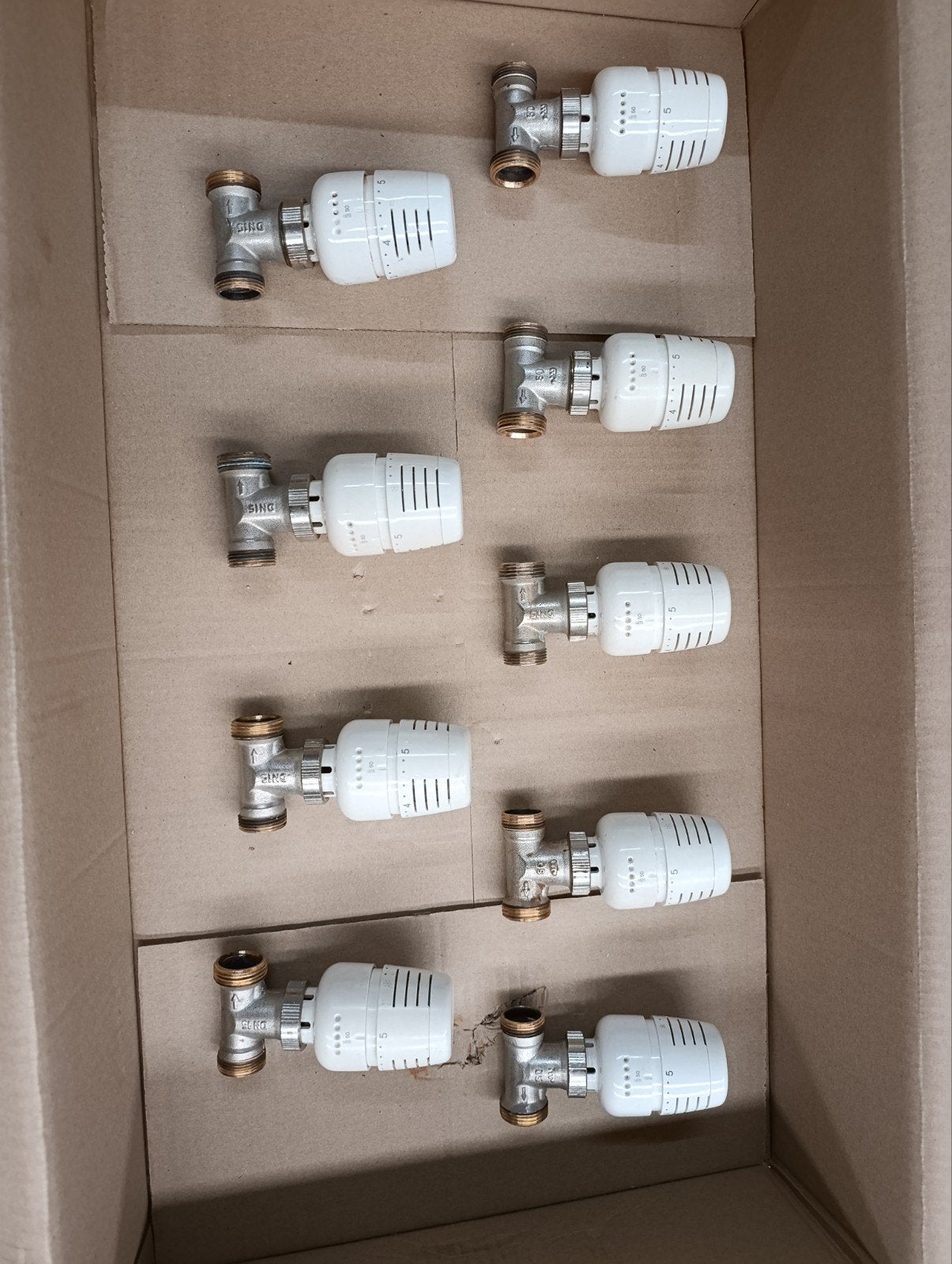 Thermostatische radiator kraan, Moins de 30 cm, Moins de 60 cm, Enlèvement ou Envoi, Utilisé