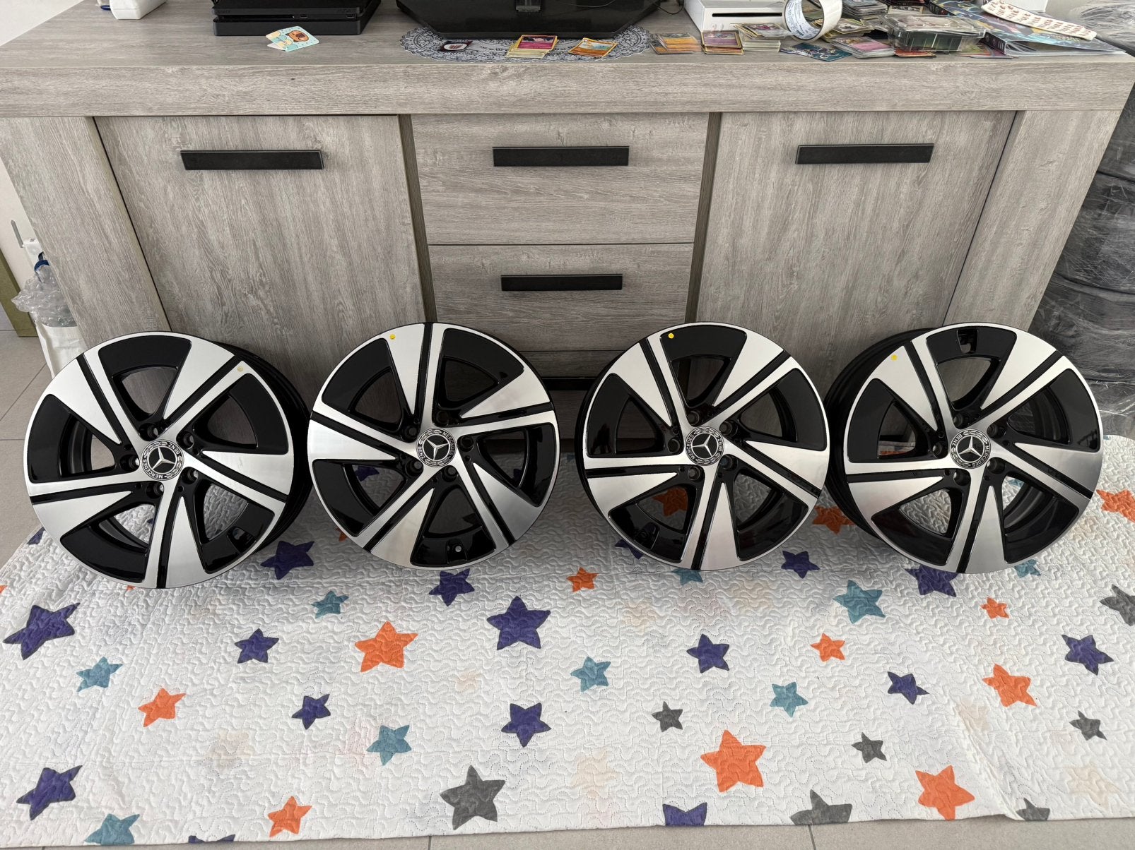 Jantes d'origine Mercedes Classe V W447 de 17 pouces, Enlèvement, Comme neuf