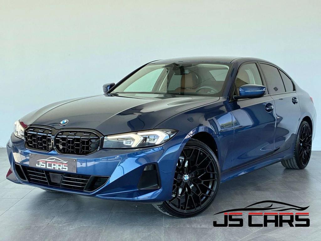BMW 3 Serie 318 iA LOOK M-COCKPIT-CARPLAY-GPS-CUIR-JANTES20-, Auto's, BMW, Gebruikt, Euro 6, 4 cilinders, Blauw