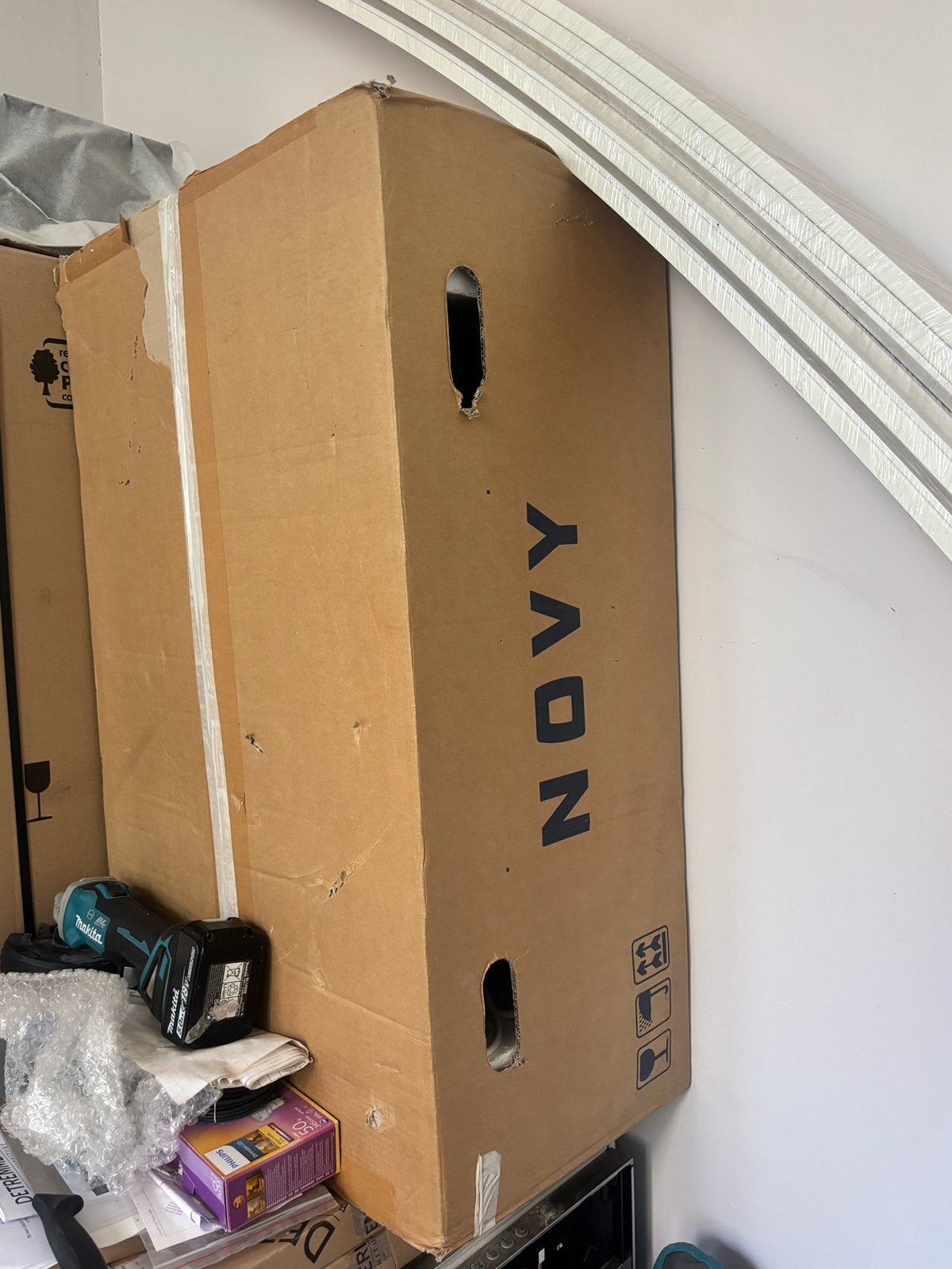 Novy inbouw dampkap wit NIEUW, Ophalen, Inbouw