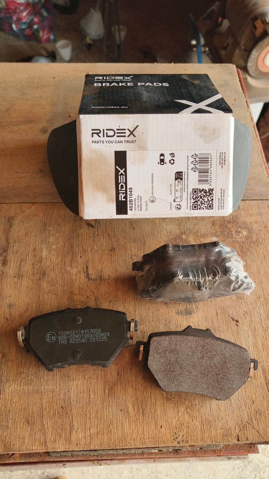 remblokken achteras Peugeot Citroën, Auto-onderdelen, Ophalen, Peugeot