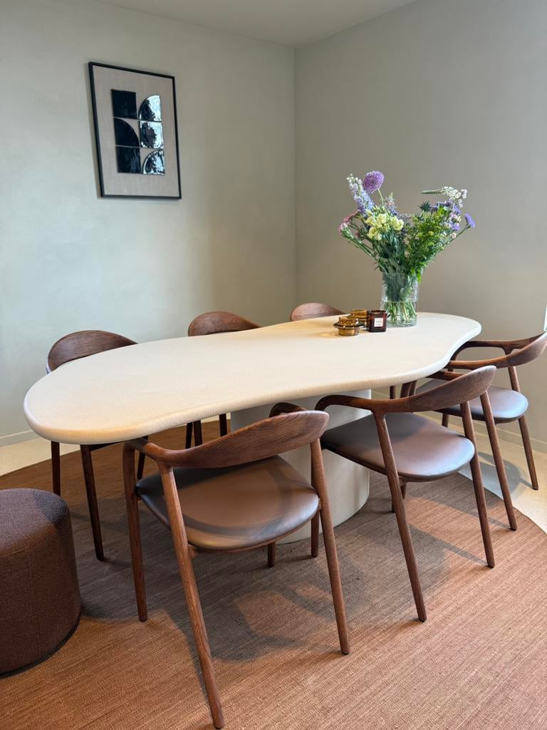 MORTEX tafel organisch - 220 x 100 cm, Maison & Meubles, Tables | Tables de salon, Neuf, Rond, Enlèvement ou Envoi