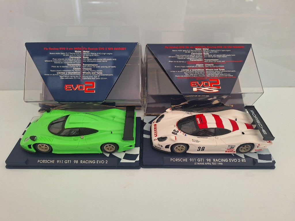 Volez 2 x Porsche 911 GT1 1 evo 2 nulle part moins cher, Neuf, Autres marques, Électrique, Enlèvement ou Envoi