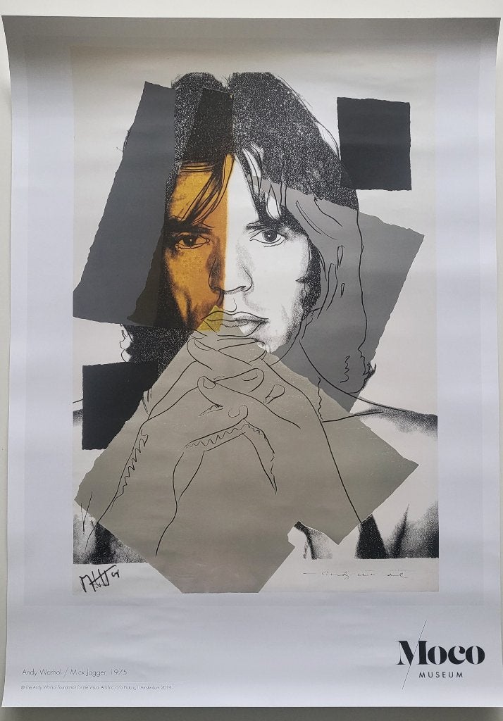 Andy Warhol - Moco Museum - Mick Jagger - Jaren 1970, Antiek en Kunst, Verzenden