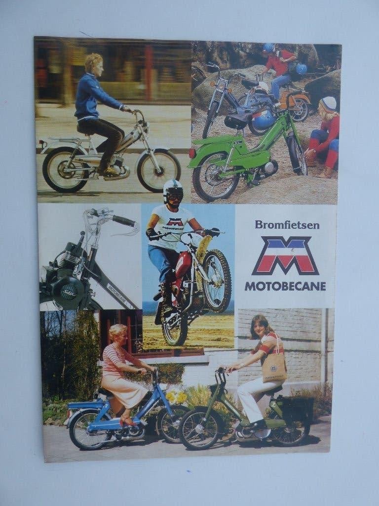 MOTOBECANE GAMMA 1980 FOLDER, Fietsen en Brommers, Ophalen of Verzenden, Zo goed als nieuw
