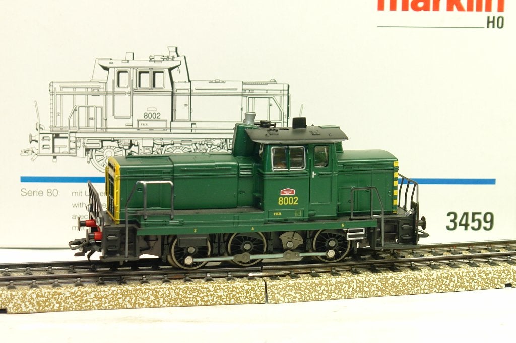 MARKLIN 3459 LOCOTRACTEUR 8002 FKR SNCB NMBS DIGITAL DELTA, Analogique, Enlèvement ou Envoi, Courant alternatif, Comme neuf