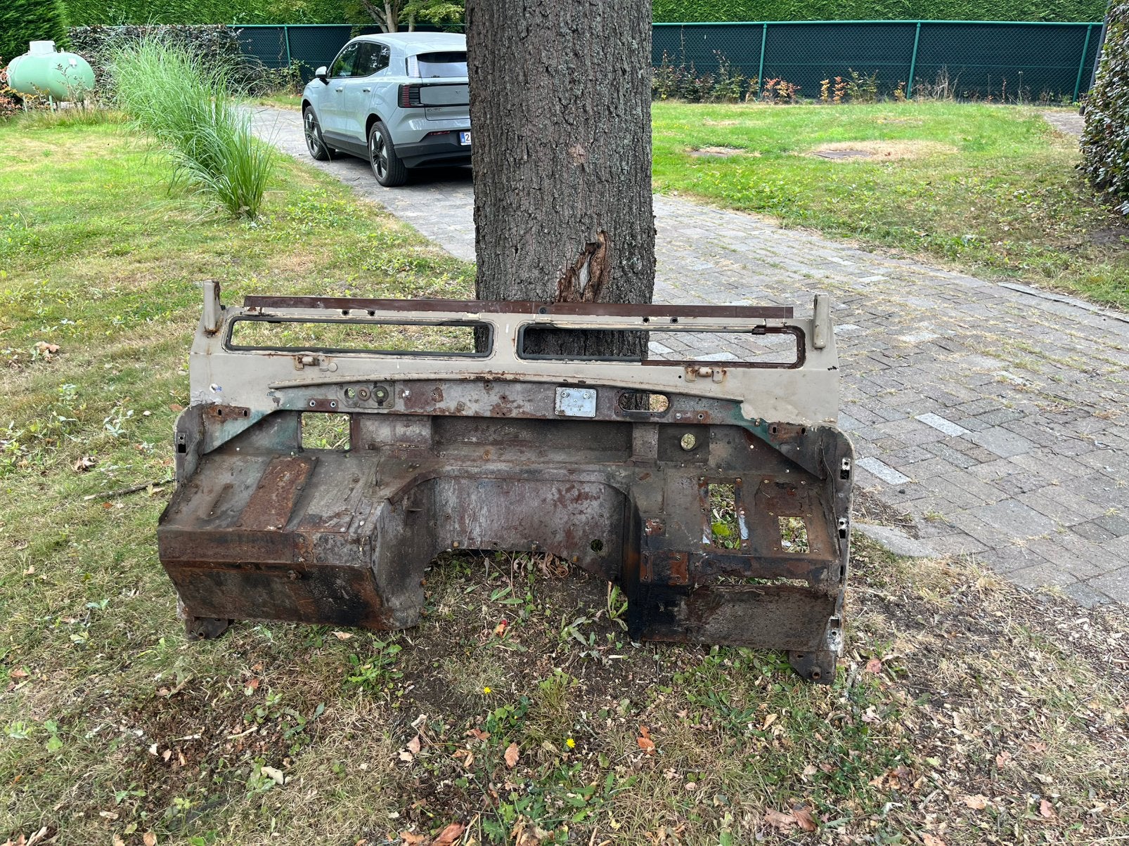 Bulkhead land rover series 3, Enlèvement