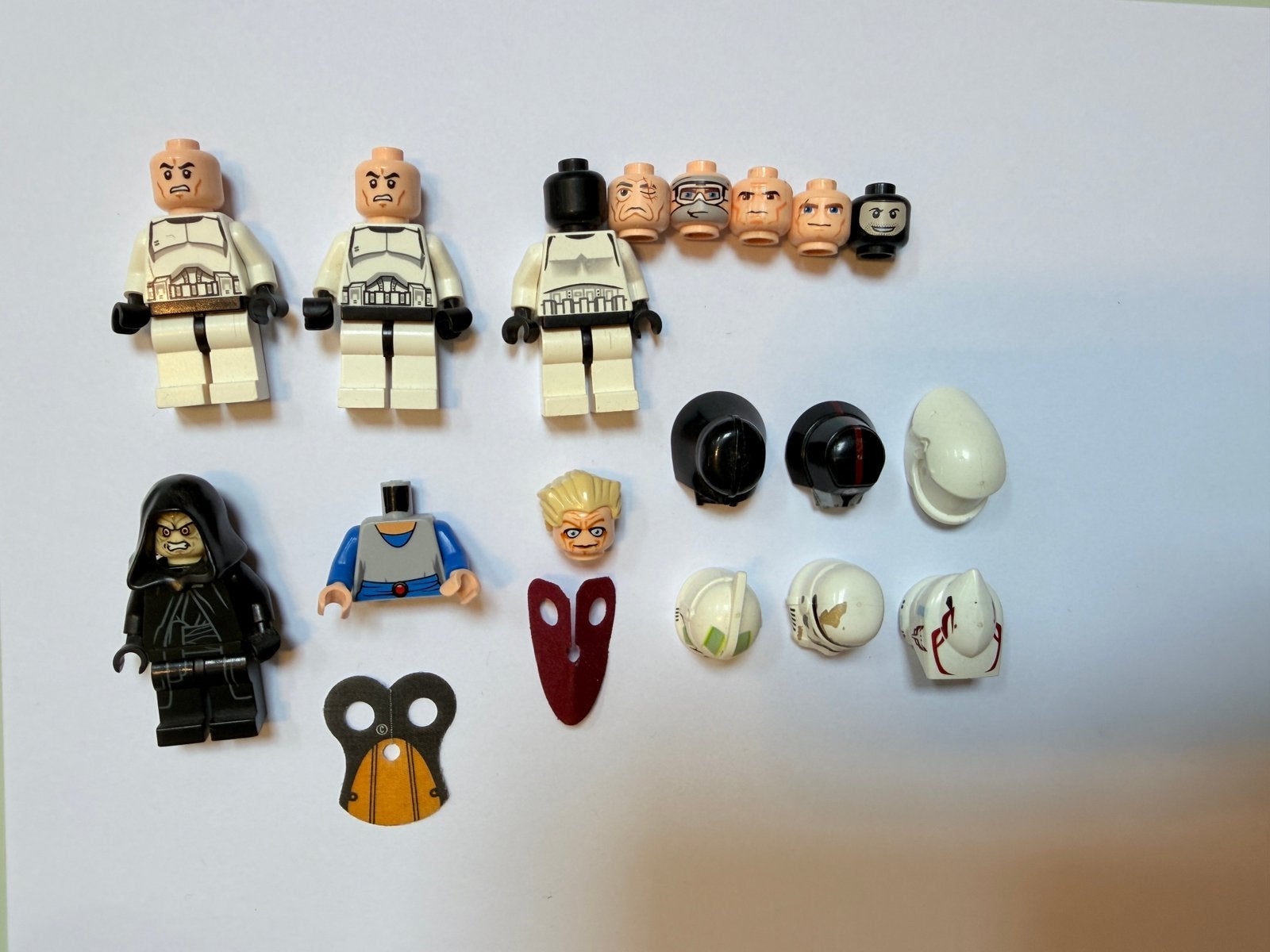 Lego Star Wars losse onderdelen minifigs, Lego, Utilisé, Briques en vrac, Star Wars