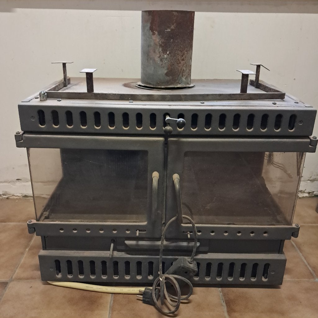 inbouw haard, Huis en Inrichting, Ophalen, Zo goed als nieuw, Inbouwhaard, Houthaard
