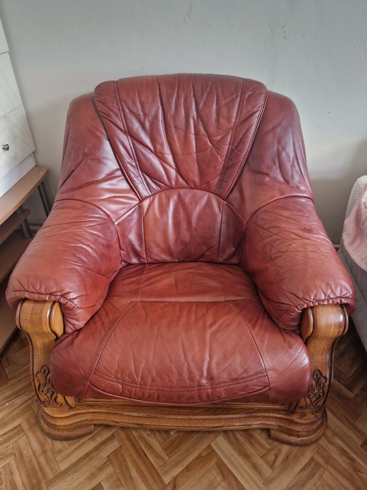 Fauteuil cuivre