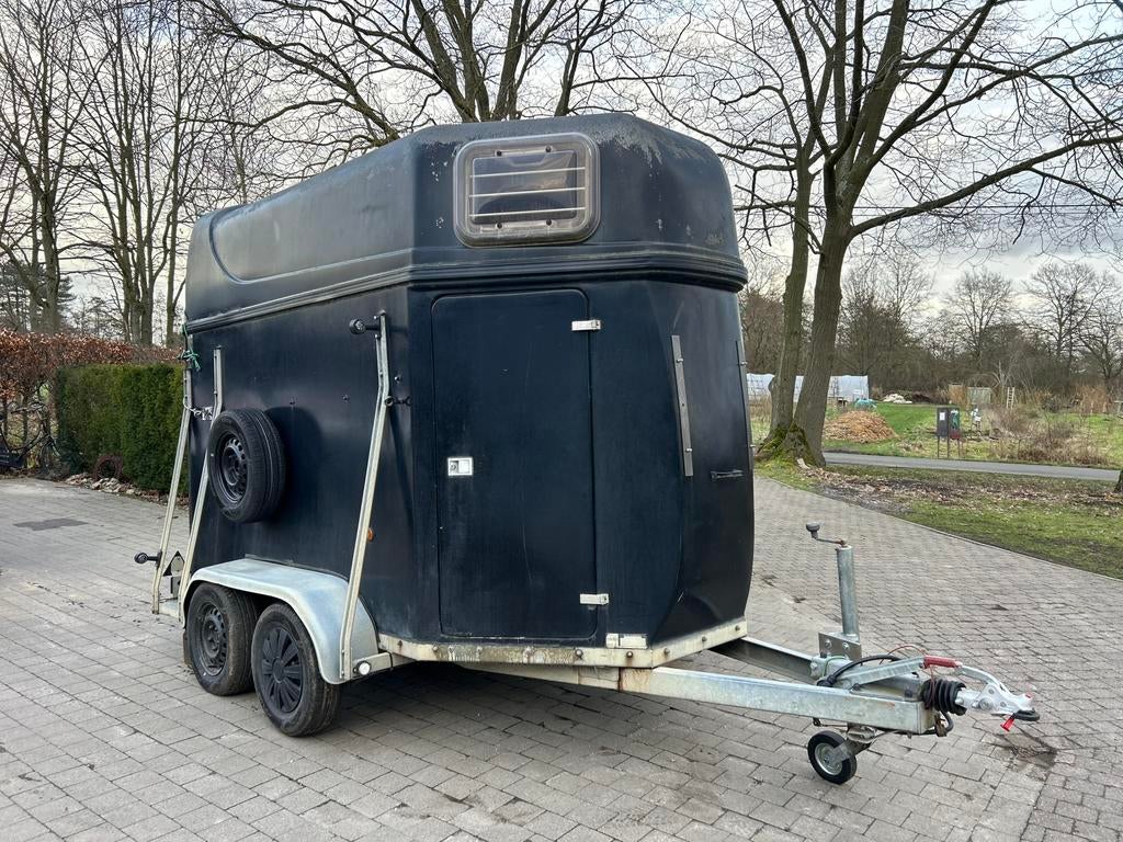 2 paardstrailer / sluis, Ophalen, Zo goed als nieuw, Aluminium, 2-paards trailer