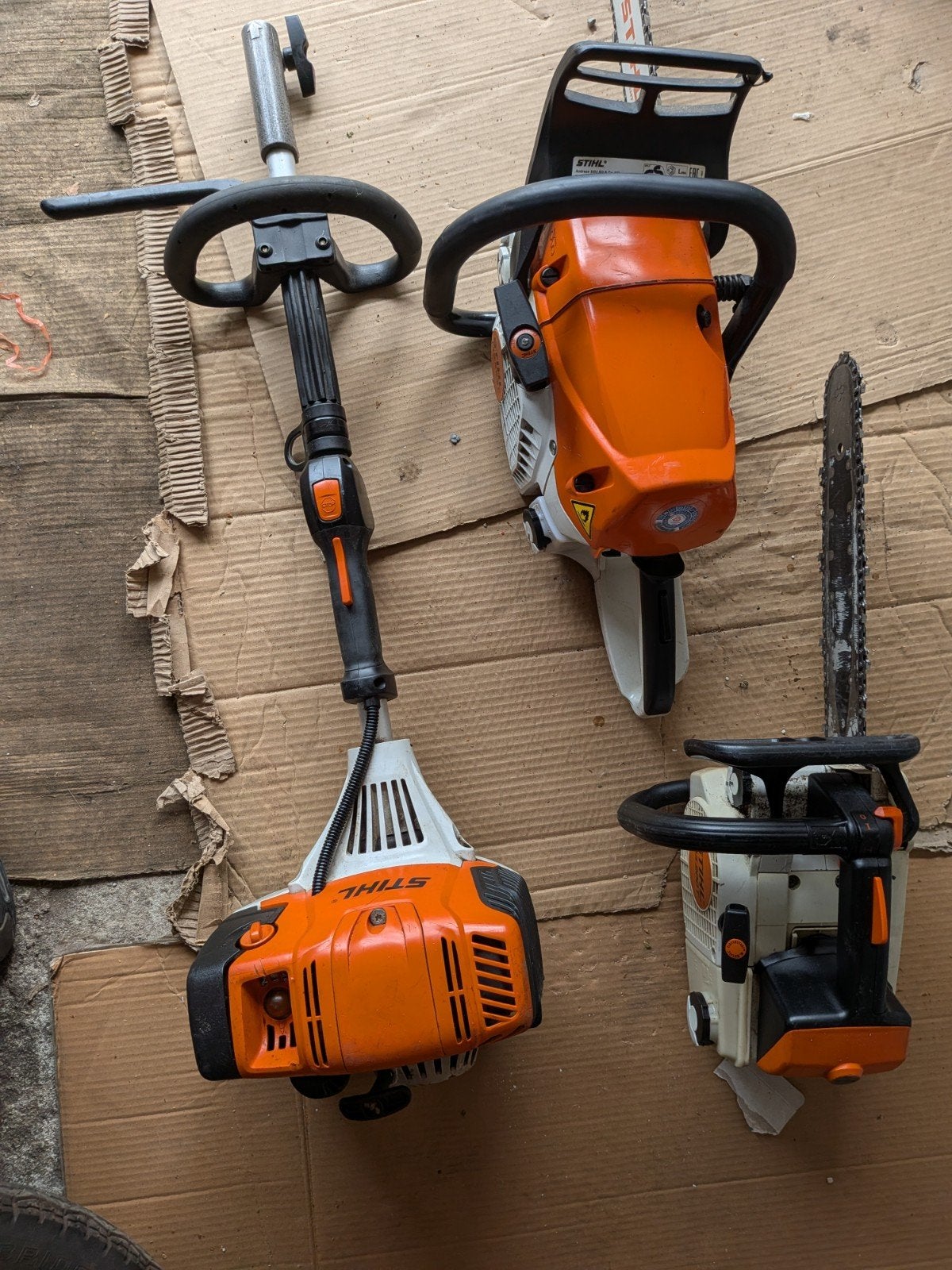 Outils Stihl, Enlèvement