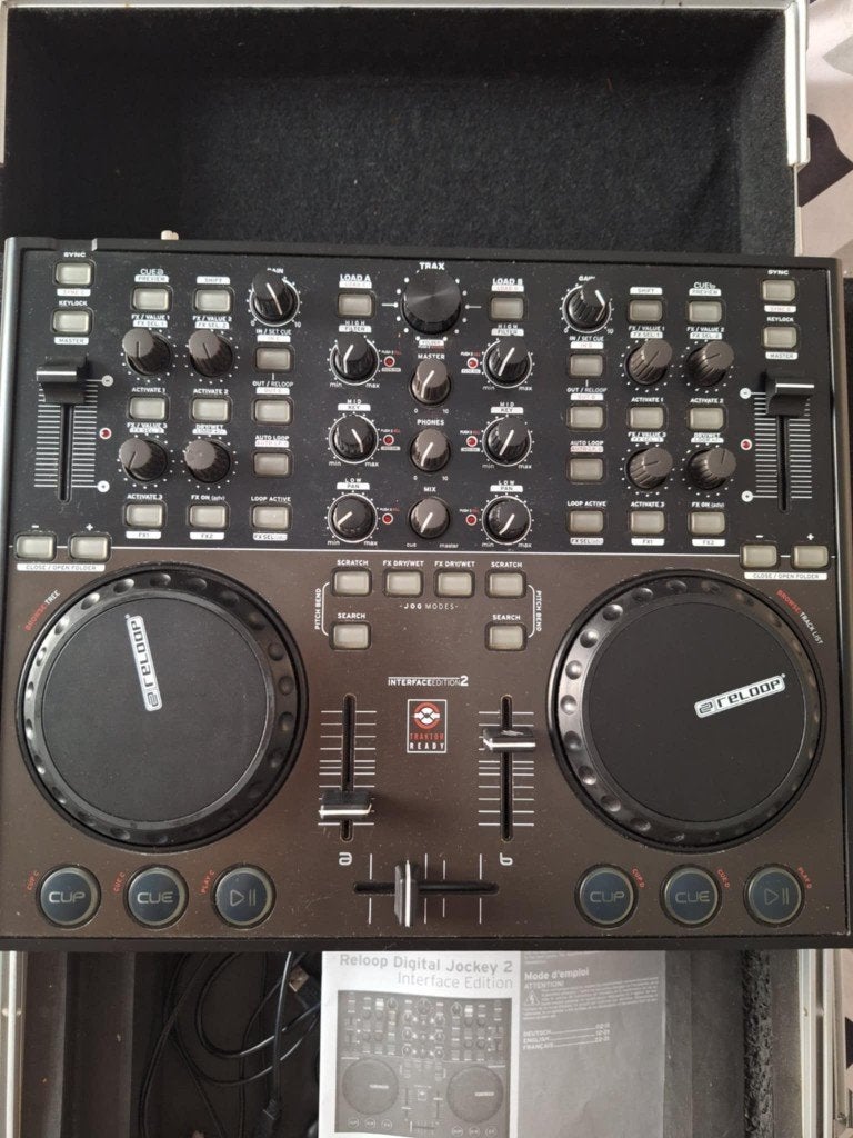 Reloop Digital Jockey 2 interface inclusief flightcase, Musique & Instruments, Enlèvement, Utilisé, DJ-Set, Reloop