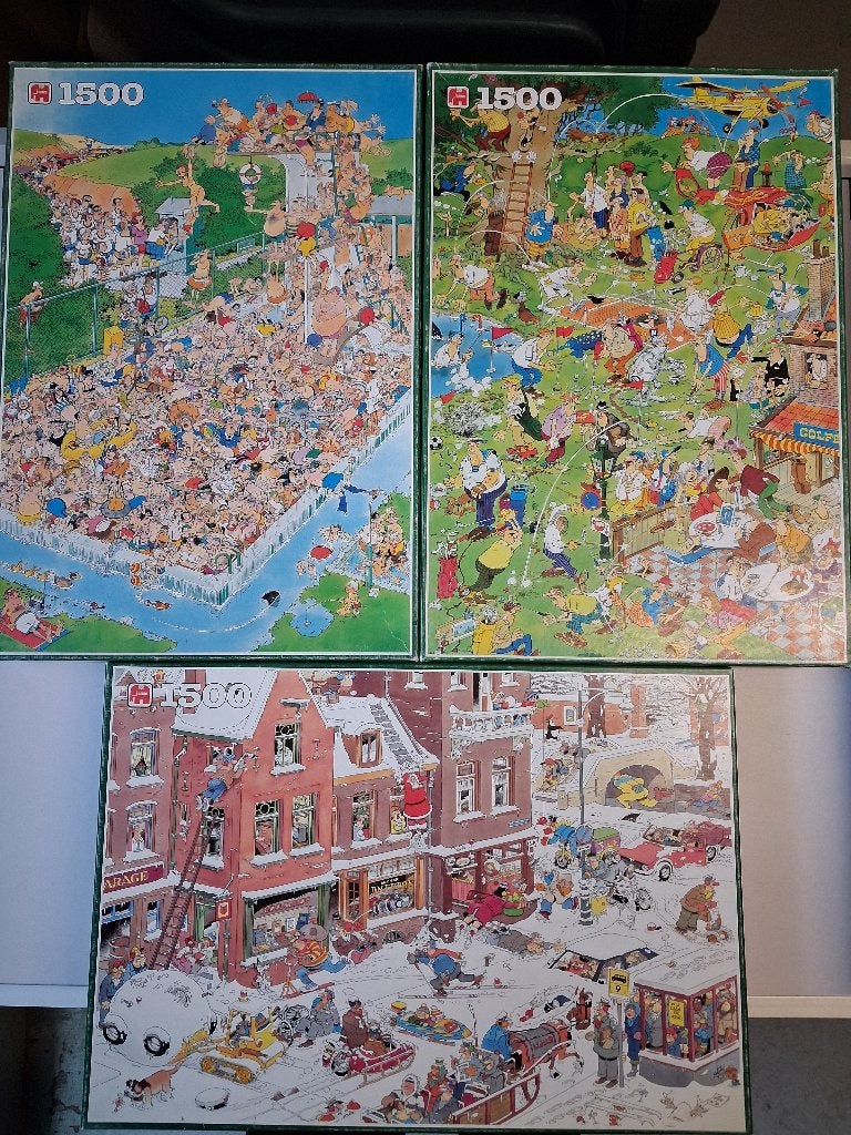 Legpuzzels jan van haasteren, Ophalen, Meer dan 1500 stukjes, Gebruikt, Legpuzzel