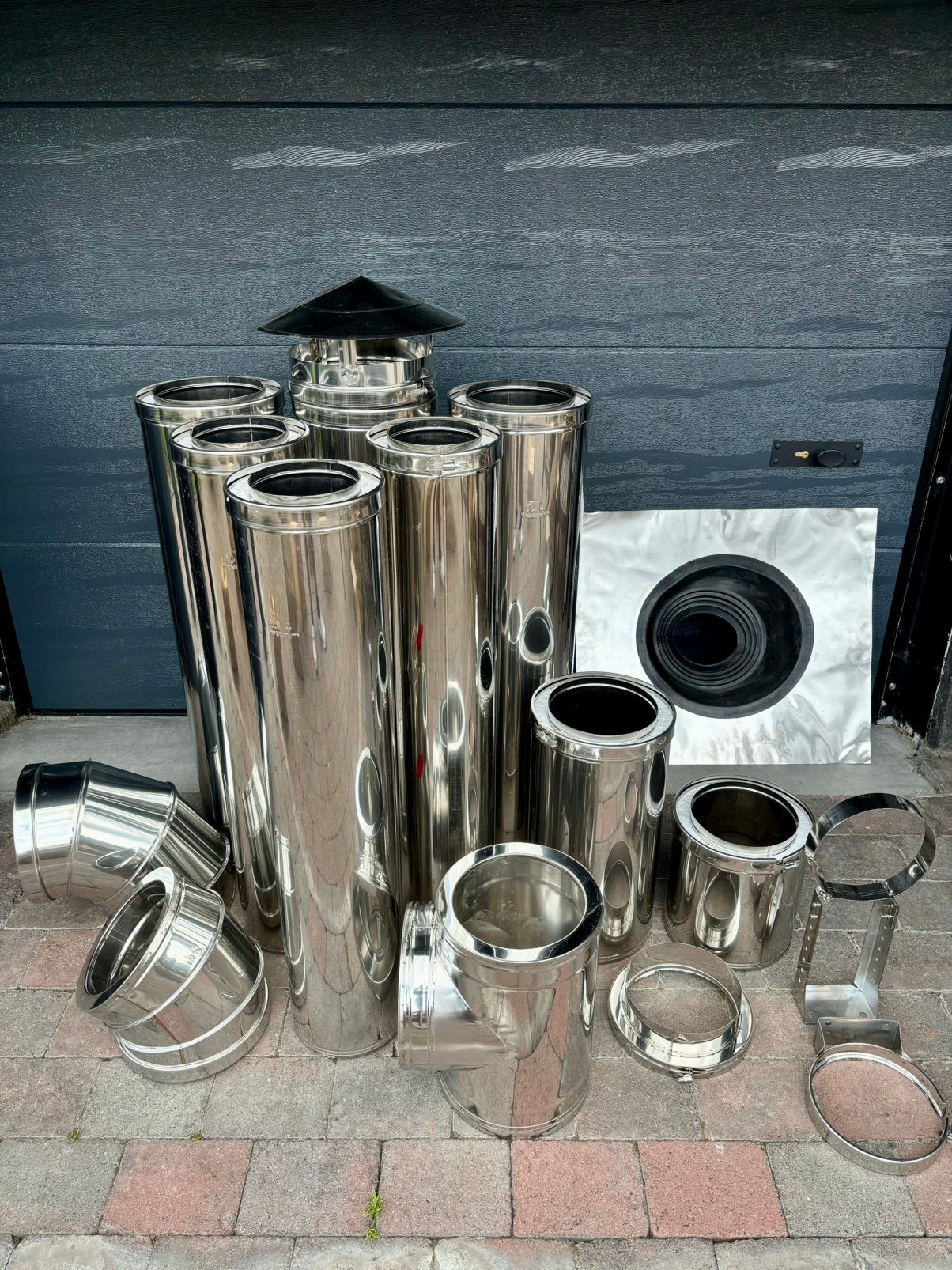 Cheminée inox, Enlèvement, Neuf