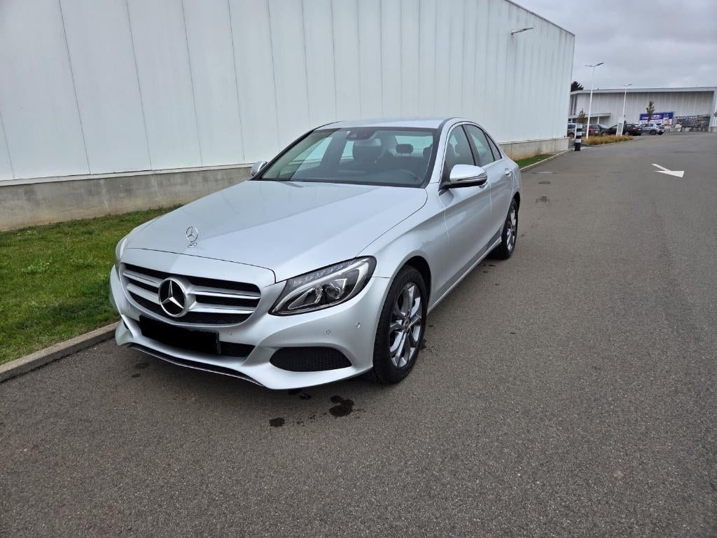 Mercedes C180 Avantgarde Sport pack 74000km 2017, Phares entièrement LED, Argent ou Gris, Noir, Automatique