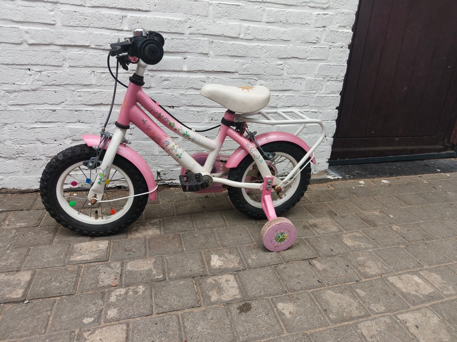 kinder fiets meisje, Fietsen en Brommers, Ophalen, Gebruikt