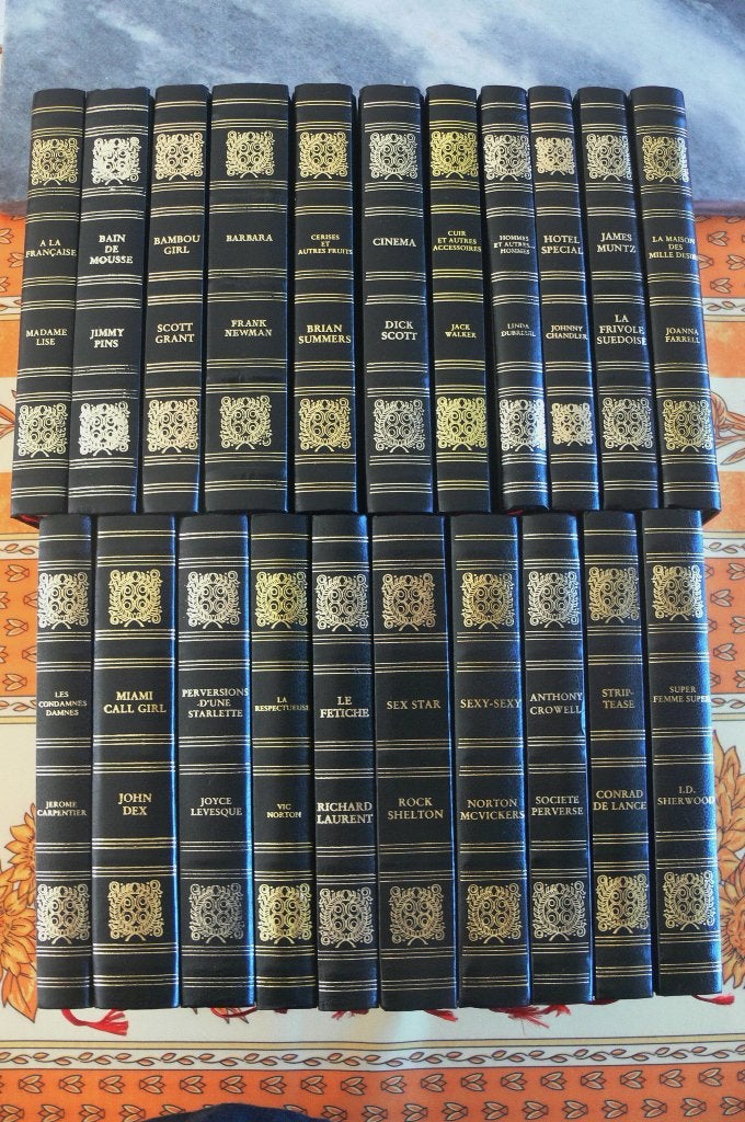 Collection de 21 romans érotiques état neuf., Enlèvement, Comme neuf, Différents auteurs, Belgique