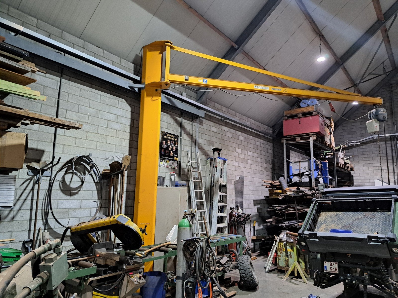 zwenkarm demag, Doe-het-zelf en Bouw, Ophalen of Verzenden