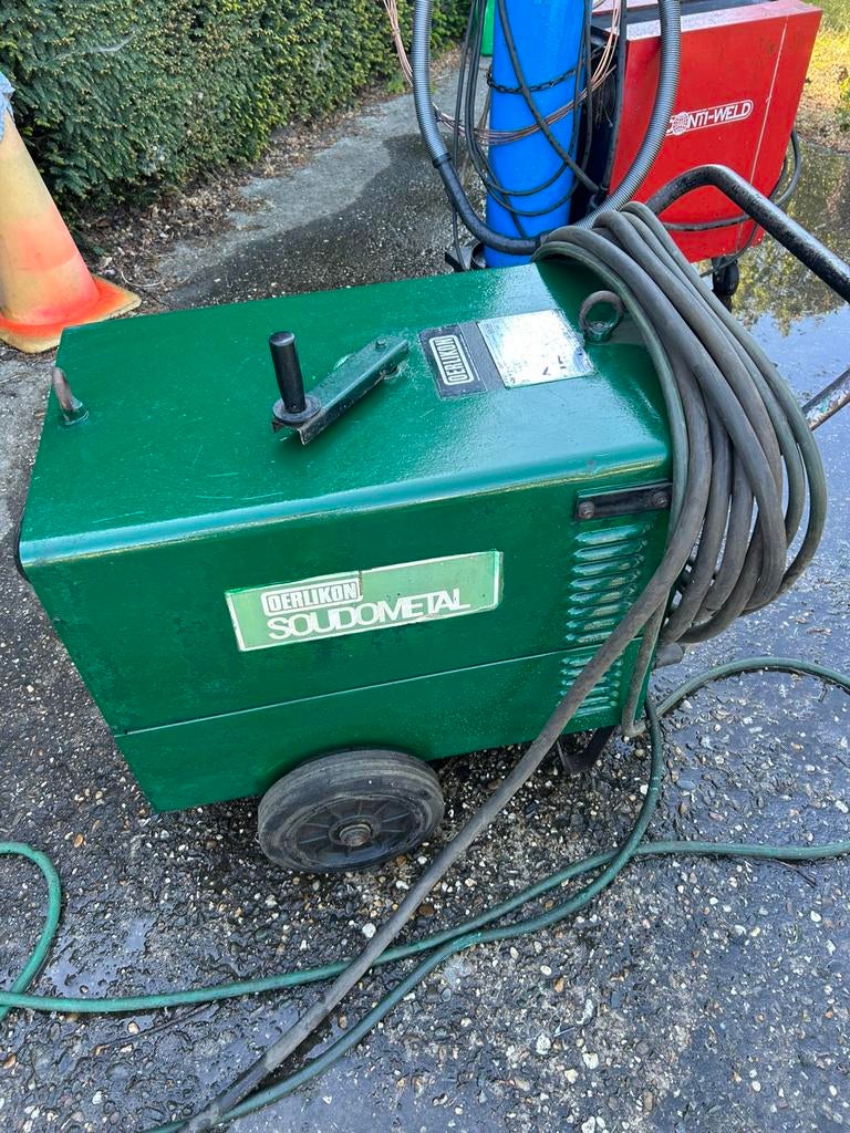 elektrode-lastransformator van Oerlikon TRM 300 (300A), Doe-het-zelf en Bouw, Gereedschap | Lasapparaten, Ophalen, Gebruikt, Elektroden
