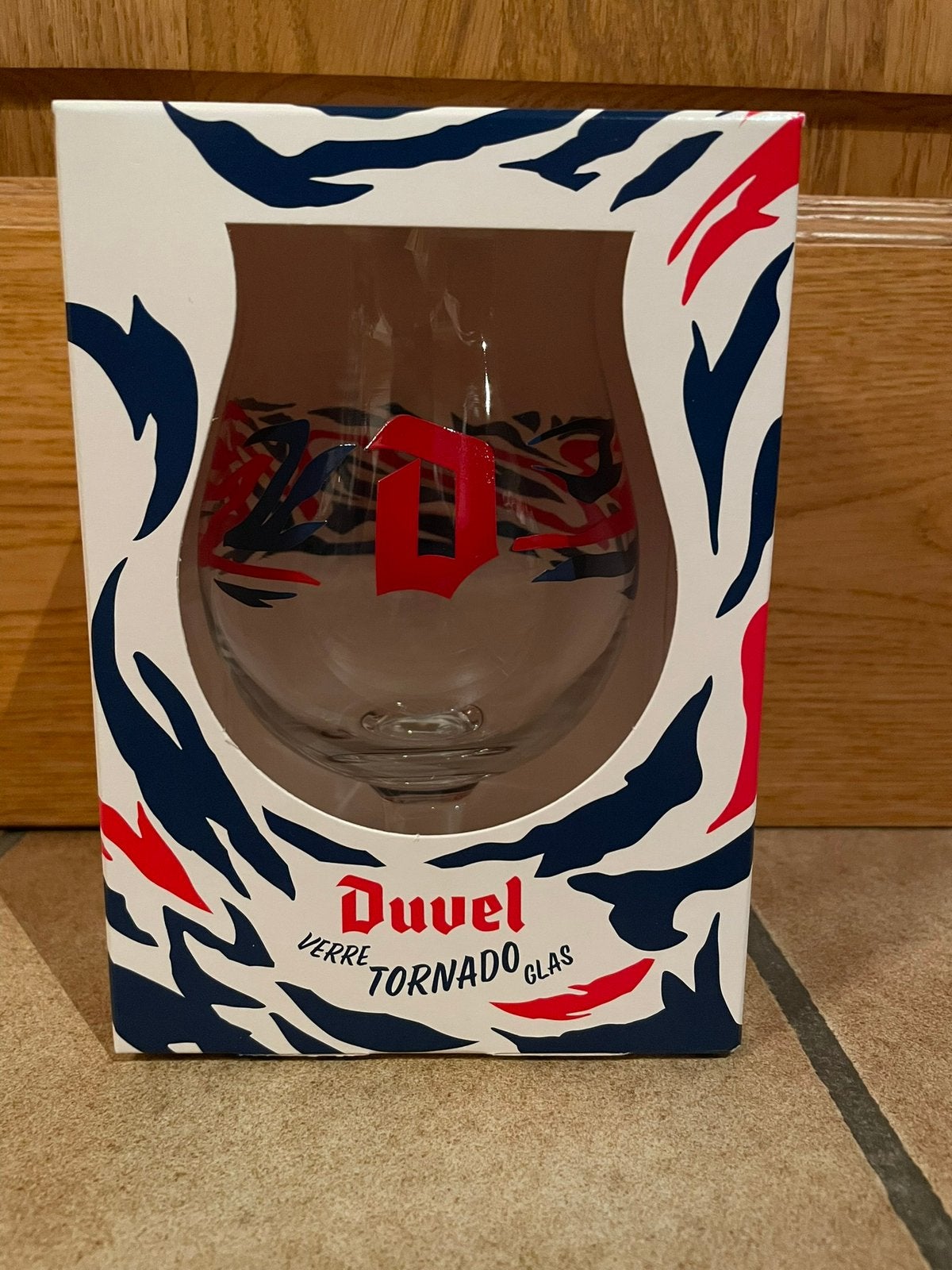 Verre à bière Duvel vintage Tornado de collection, Collections, Marques de bière, Enlèvement ou Envoi, Neuf, Verre ou Verres, Duvel