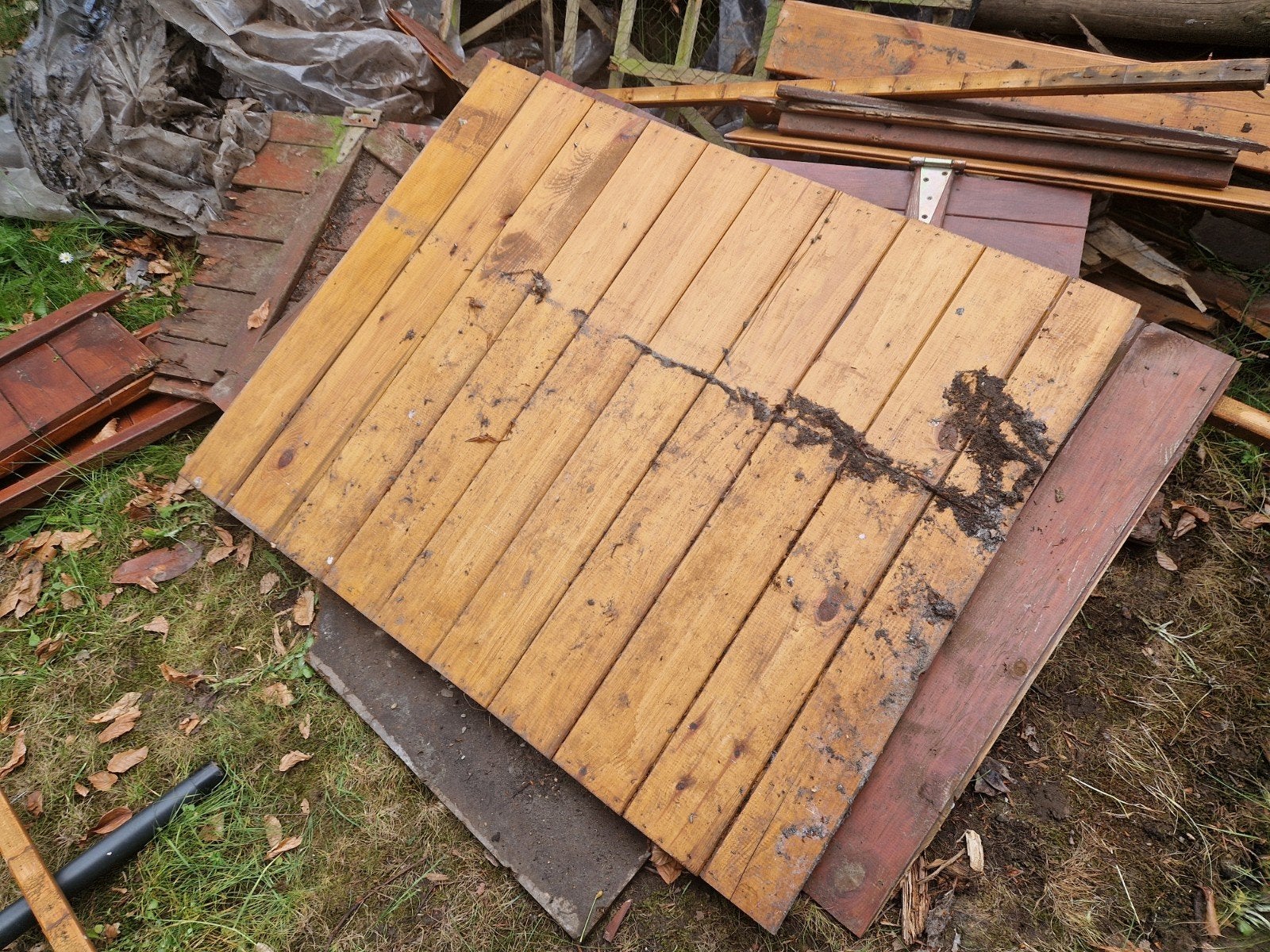 Houten panelen, Tuin en Terras, Ophalen
