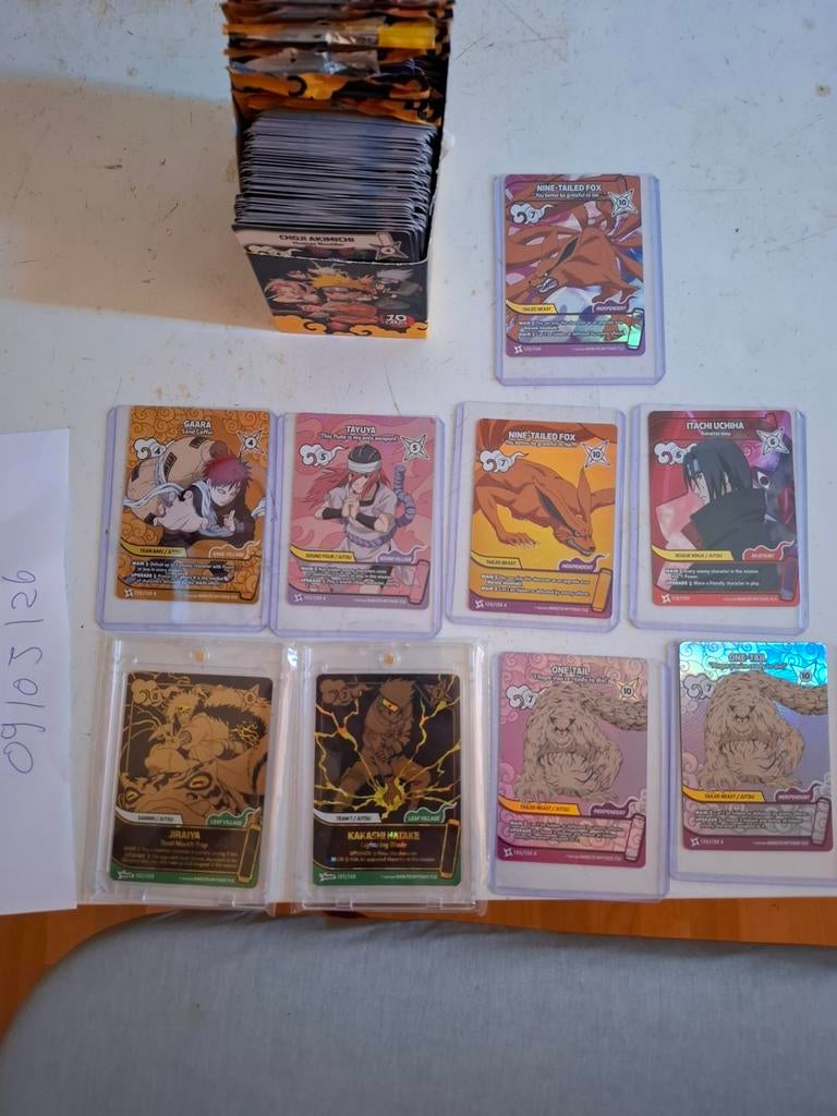 Naruto Mythos tcg 1ère édition anglaise, Enlèvement ou Envoi, Neuf, Cartes en vrac, Foil