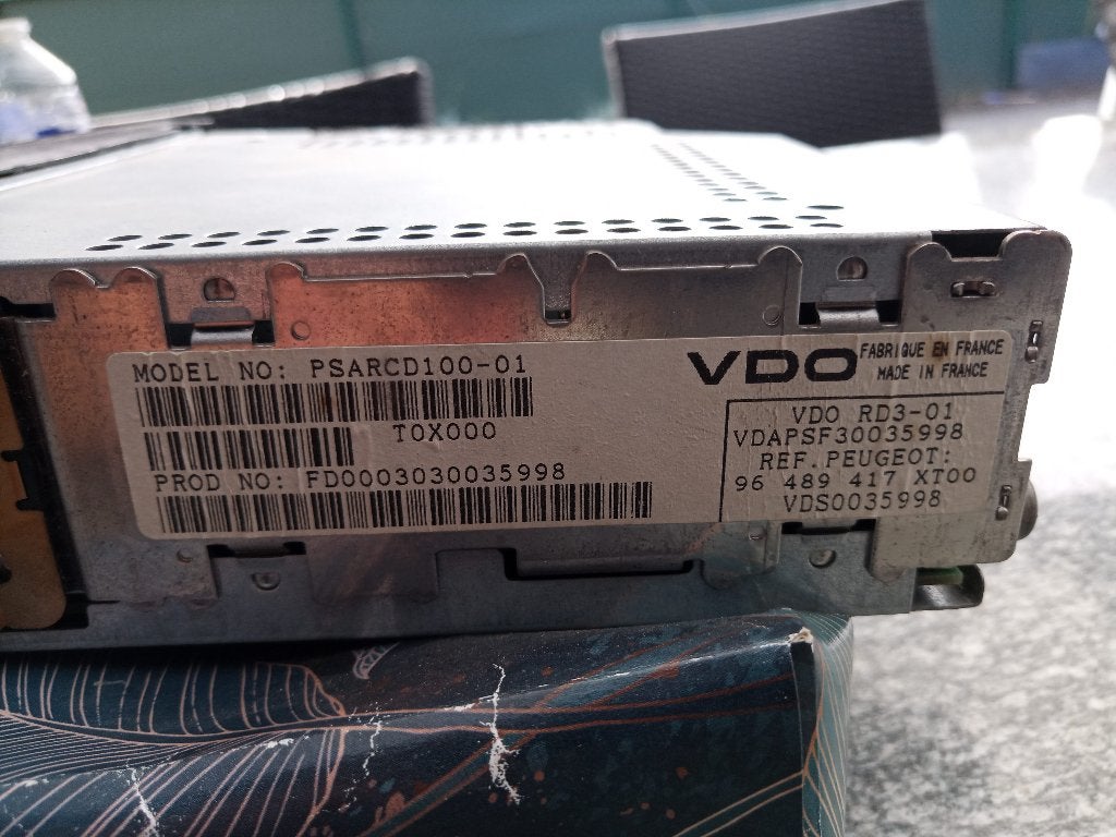 autoradio vdo peugeot citroen, Ophalen of Verzenden, Gebruikt