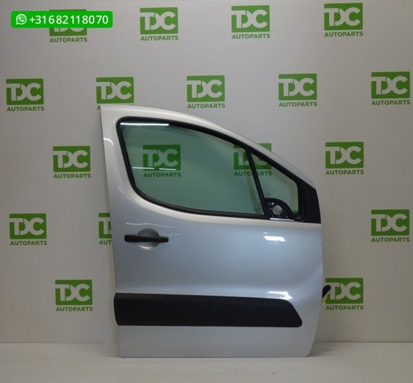 Citroen Berlingo ('08-'18) Voorportier rechts zilvergrijs, Gebruikt, Citroën, Deur, Ophalen of Verzenden