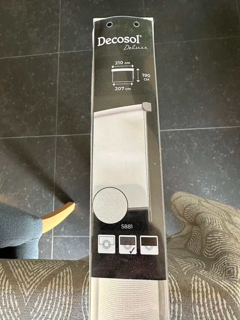 Store enrouleur Decolux crème H/190cm L/207cm, Maison & Meubles, Enlèvement, Neuf, Crème