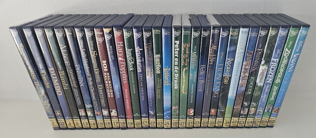 Walt Disney films met gouden rugnummer en specials, Ophalen of Verzenden