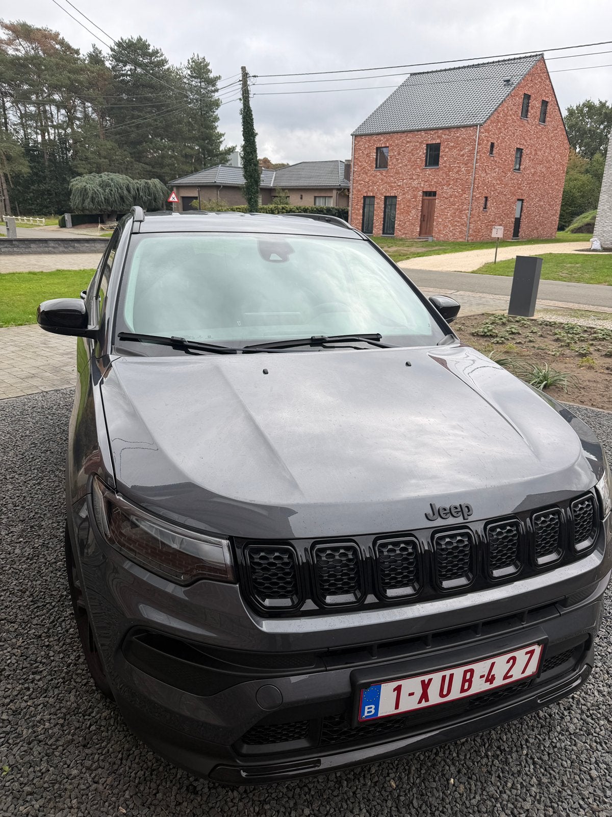 De Jeep Compass 1.5 e-Hybrid, Auto's, 4 cilinders, Leder en Stof, Compass, 96 kW