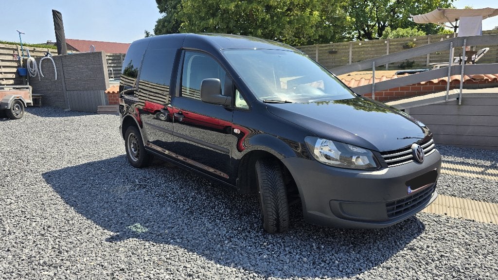 Volkswagen Caddy 1.6tdi 102pk, Voorwielaandrijving, Elektrische ramen, Volkswagen, Zwart