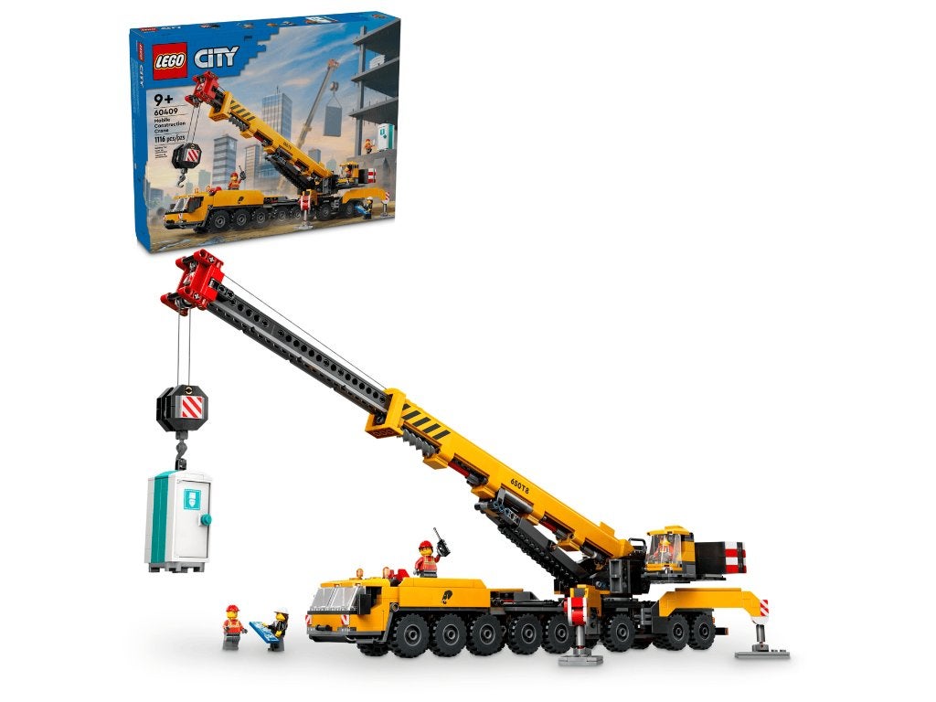 LEGO 60409 La grue de chantier mobile jaune - City, Neuf, Lego, City, Ensemble complet