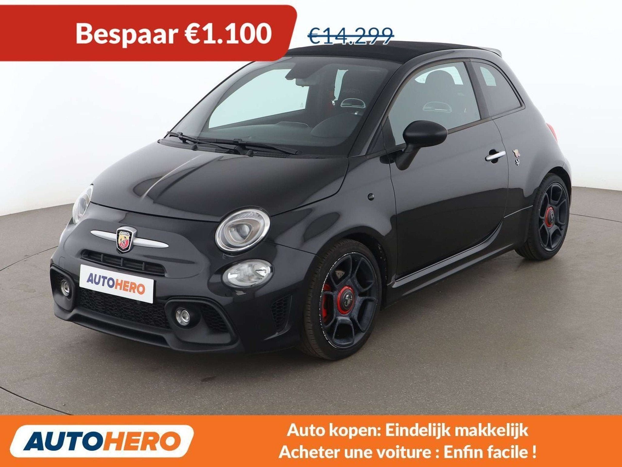 Abarth 595C 1.4 Pista (bj 2018), Auto's, Voorwielaandrijving, 177 g/km, Gebruikt, Cabriolet