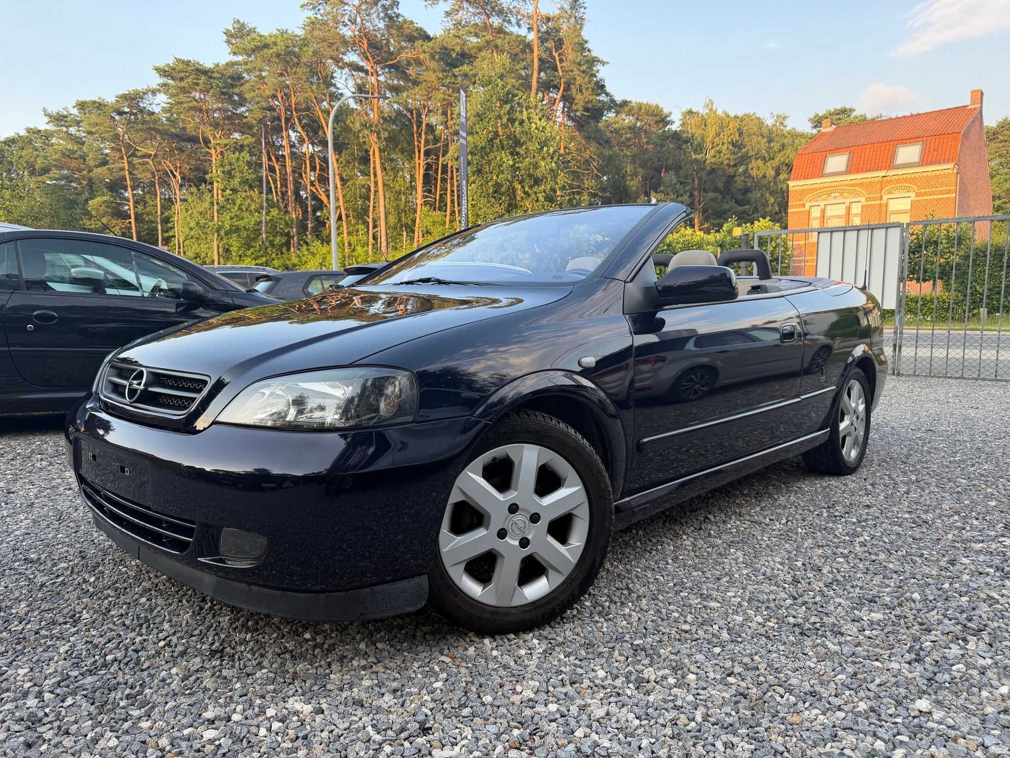 Opel Astra Bertone cabrio 1.6B EURO4 '03 + 12M GARANTIE, Autos, Cuir, Achat, Beige, Cabriolet